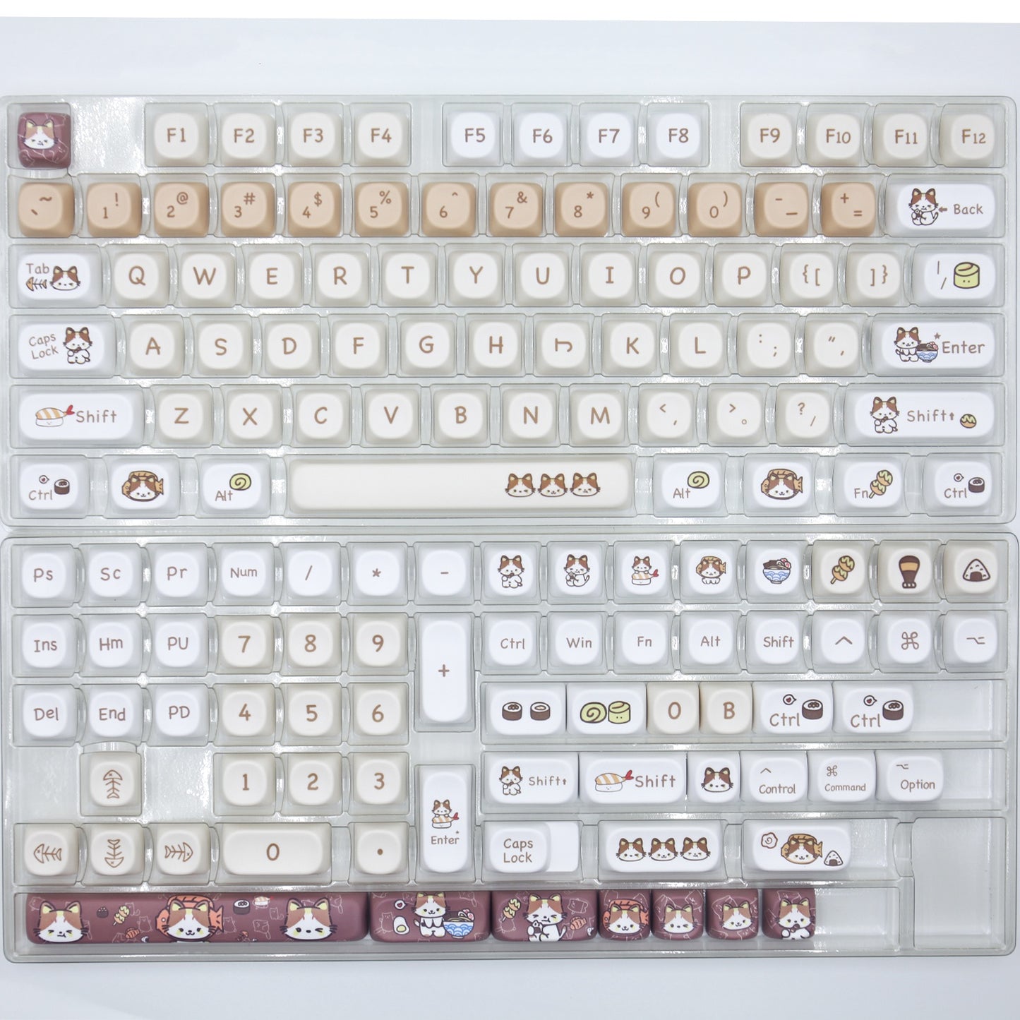 Sushi Cat Keycap Set
