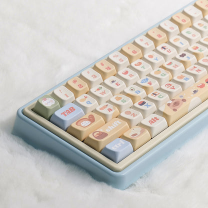 Japanese Food Cat Keycap Set