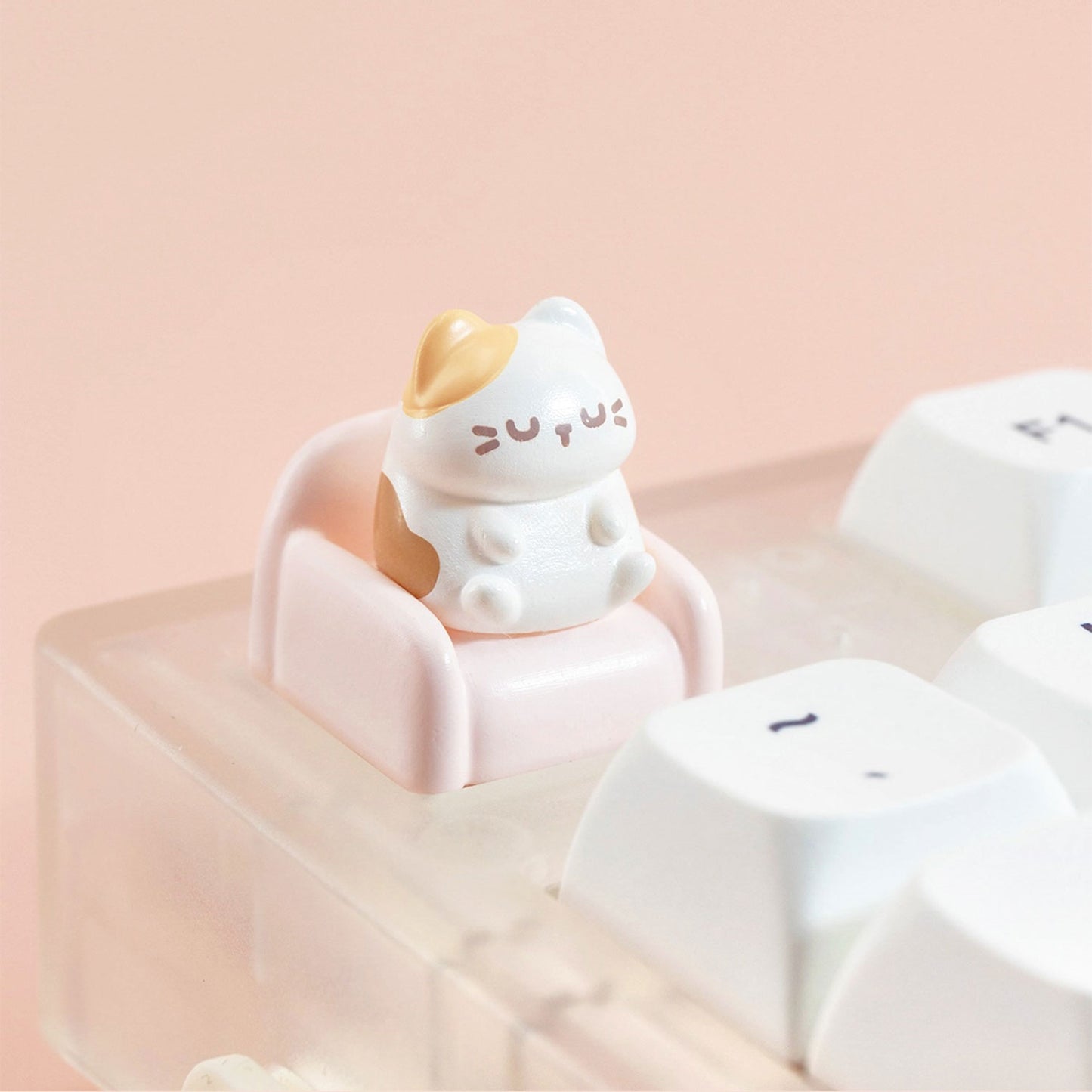 Couch Potato Kitty Mechanical Keyboard Keycap