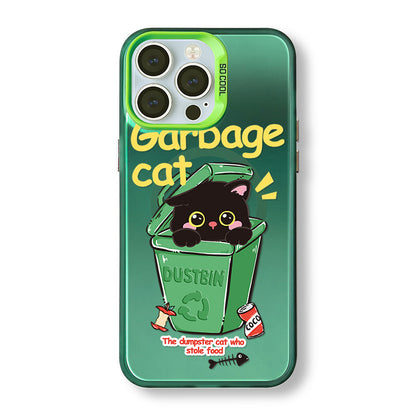 Recycling Black Kitty Magnetic Phone Case