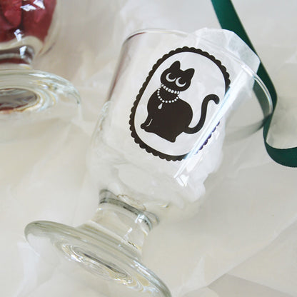 Elegant Cat Series Wine Glass