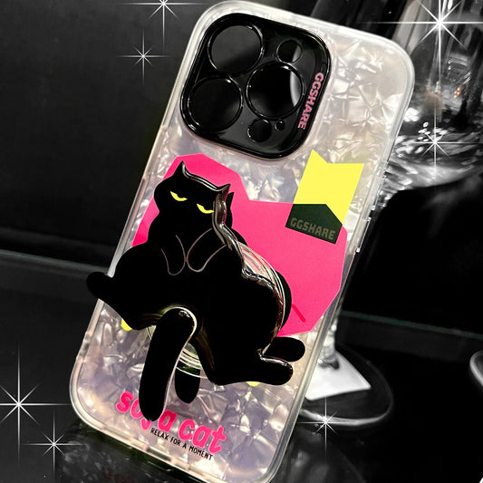 Sassy Cat Sofa Shell Phone Case