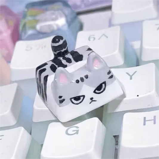 3D Printing Domestic Cat Mechanical Keyboard Keycap American Shorthair