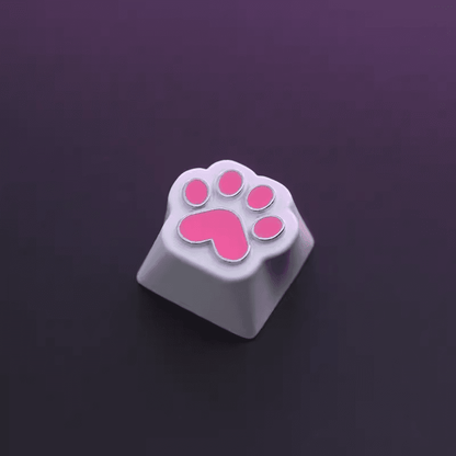 Aluminum Cat Paw Mechanical Keyboard Keycap