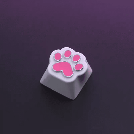 Aluminum Cat Paw Mechanical Keyboard Keycap