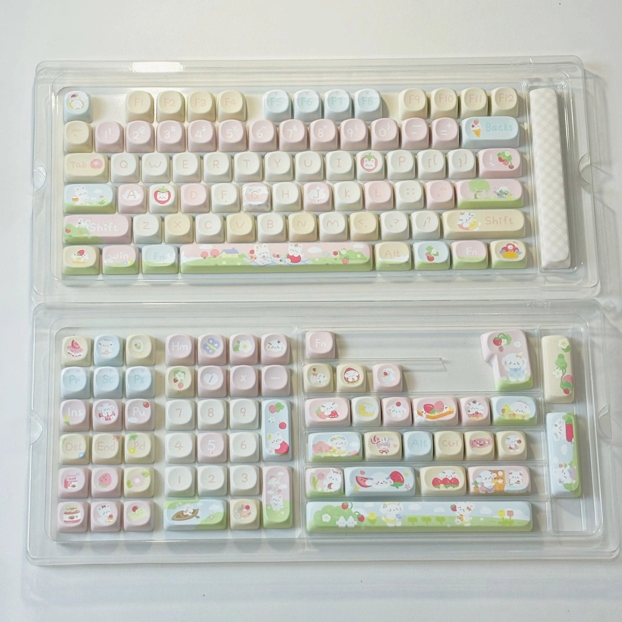 Strawberry Meow-lk Keycap Set