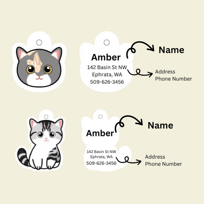 Custom Cat ID Tag