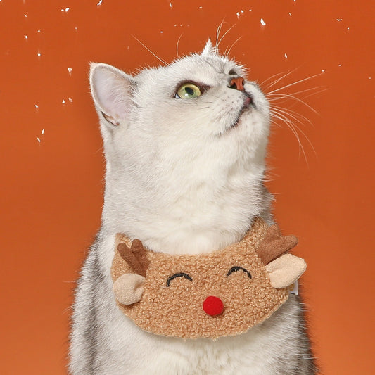 Merry Meow Cat Bib - Christmas gift for cat owners