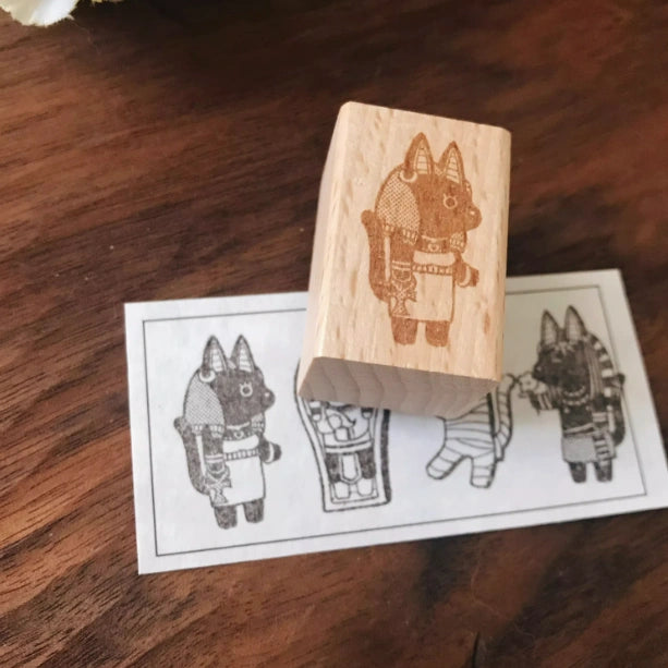 Bastet Cat rubber stamp from Purr-oahs of Egypt series,Pawsome Halloween Gifts for Cat Lovers